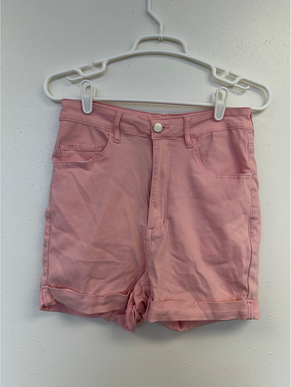 SHEIN Curve Pink High Waist Shorts Size 1XL